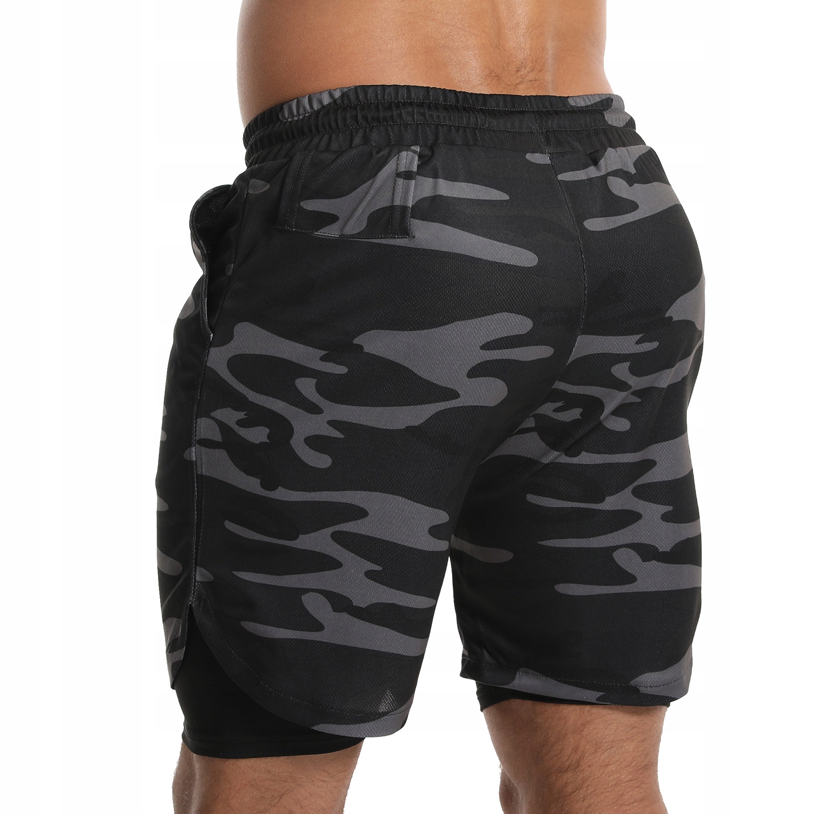 SPODENKI SPORTOWE MĘSKIE SPORTOWE SIŁOWNIA TRENING WF BIEGANIA SZORTY R.M Kolor wielokolorowy