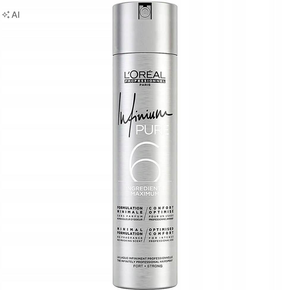 Loreal Professionnel Infinium Pure Strong Lakier do Włosów 500 ml