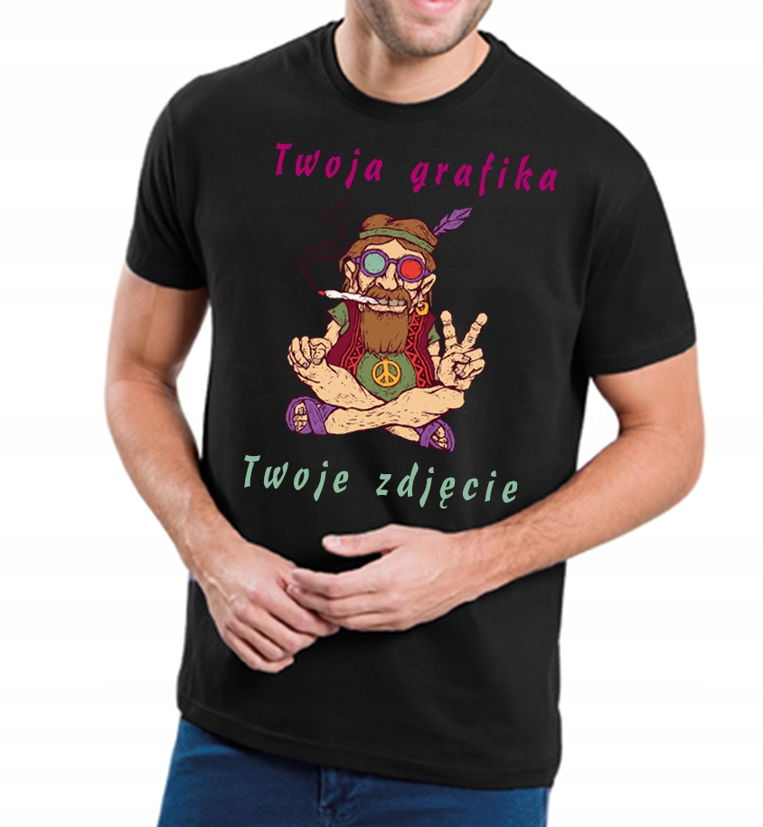 

Koszulka Z Własnym Nadrukiem Zdjęciem Grafiką Logo
