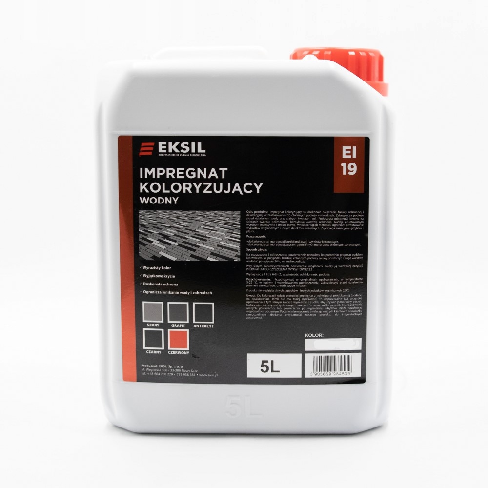 Barvící impregnát na dlažební kostky bílý EI-19 5L Eksil