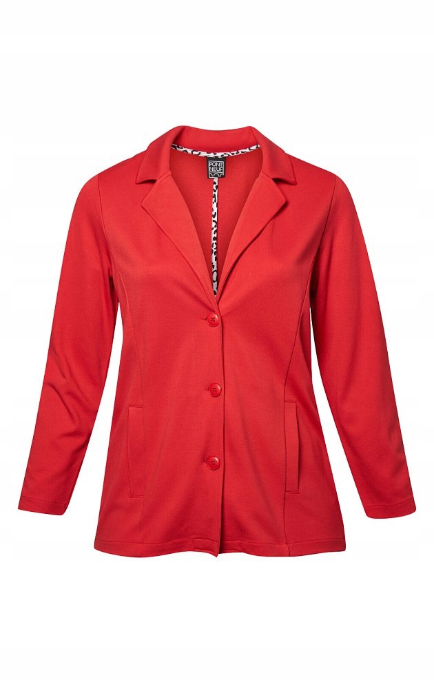 Pont Neuf Sako Blezer Červená Plus Size V539 44