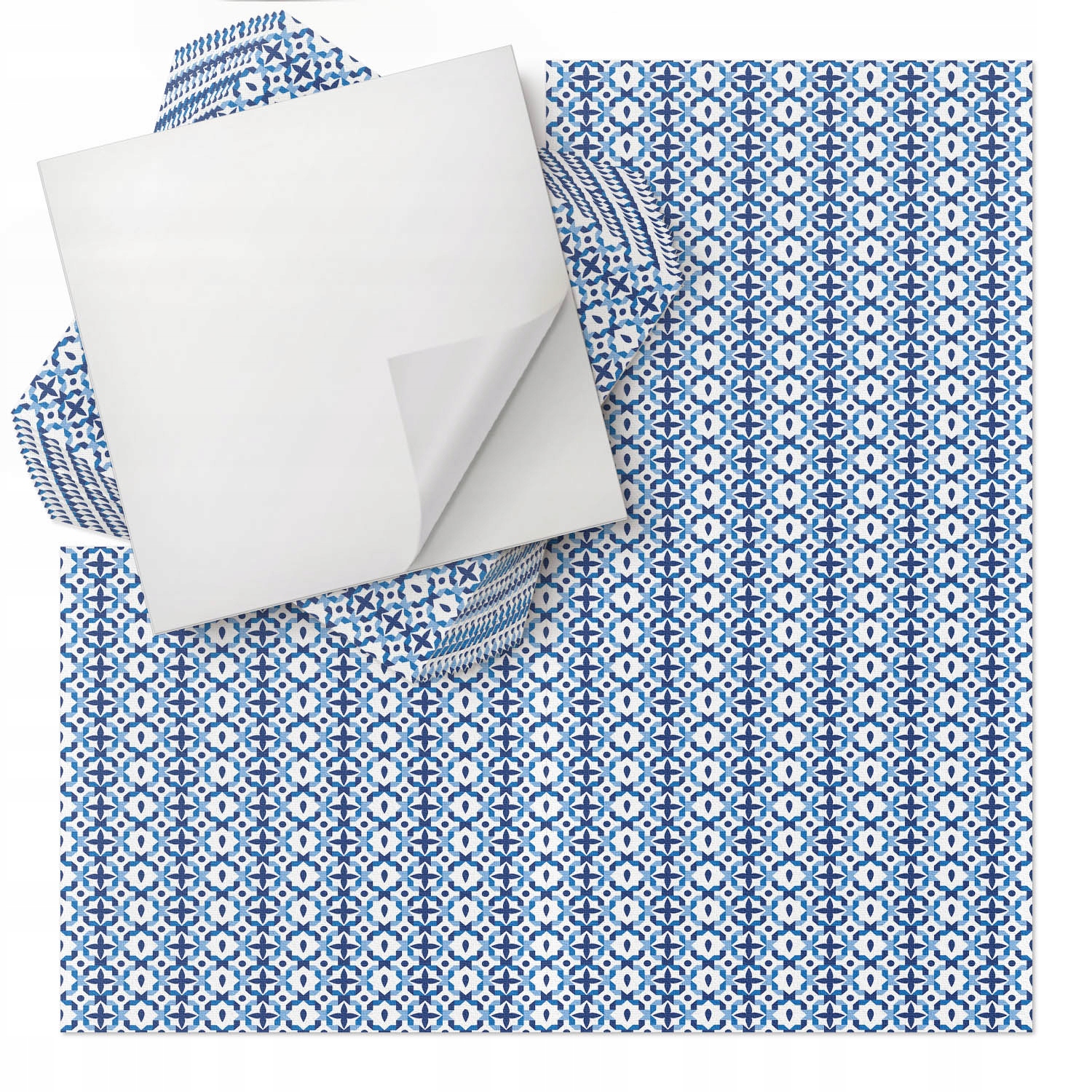 Sada Pvc vinylových dlaždic Květinový motiv v geometrii 20x20x20 cm
