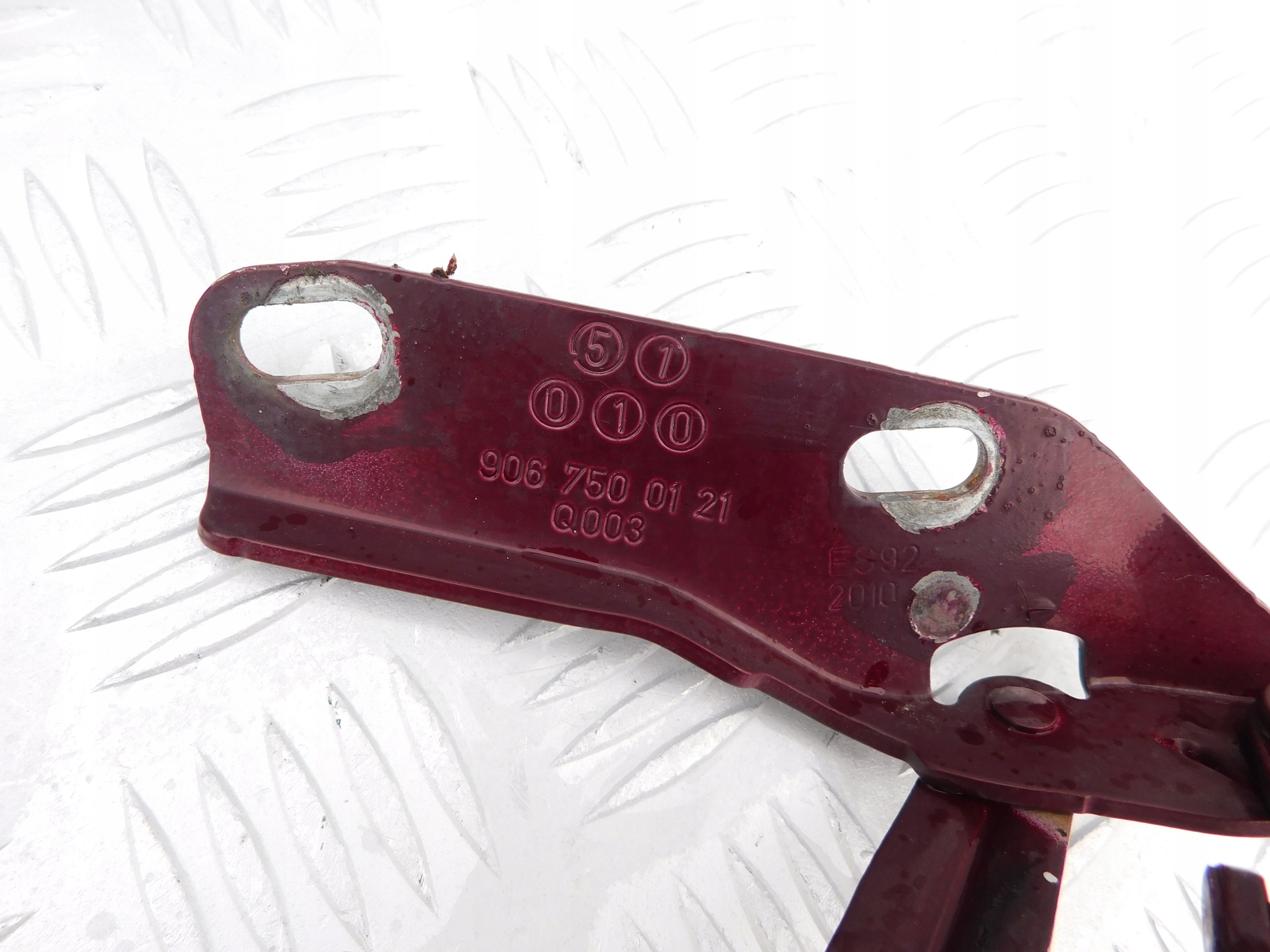Mercedes Sprinter 906 VW Crafter hinge bonnet hinges KOMPLET bordo