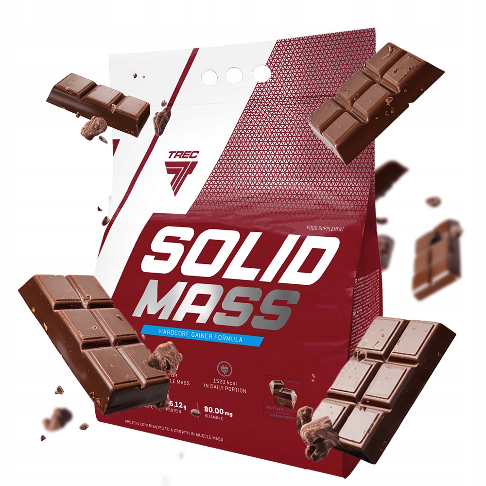 Gainer Trec Solid Mass 5800g Sacharidy Bílkoviny 5,8 kg