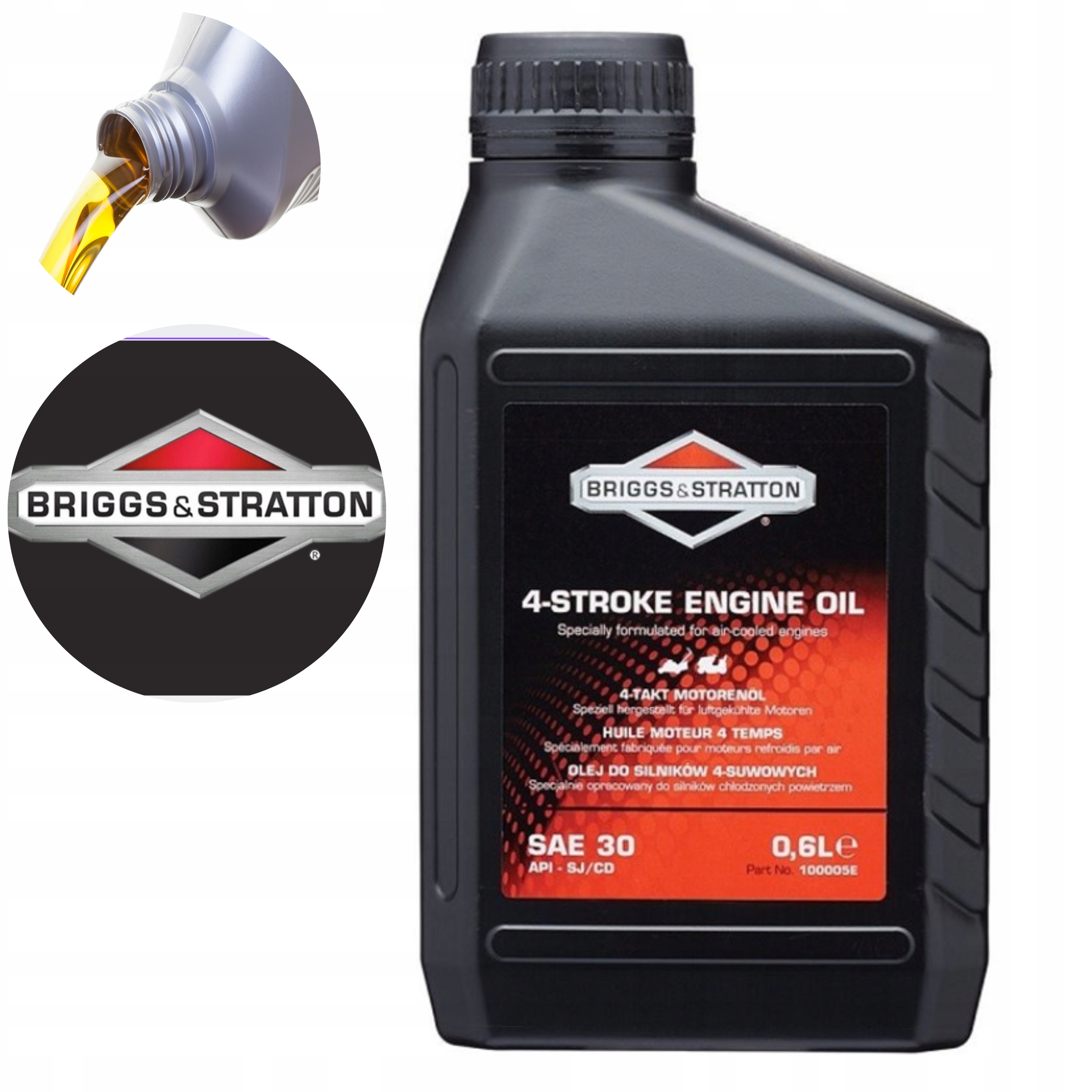

Olej Briggs&stratton Do Kosiarek SAE30 0,6 L