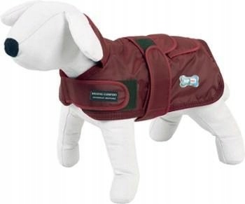 Levně Bunda pro psa Happet 283C burgundská S-40 cm