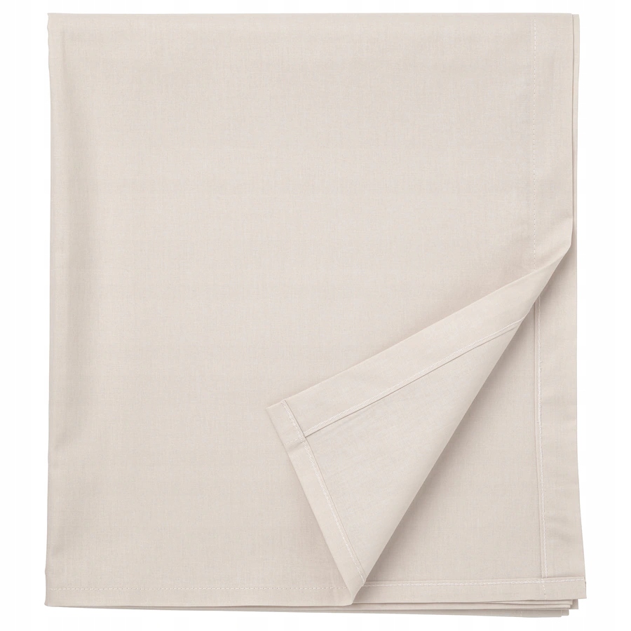

Ikea Dvala Prześcieradło beżowy 240x260 cm