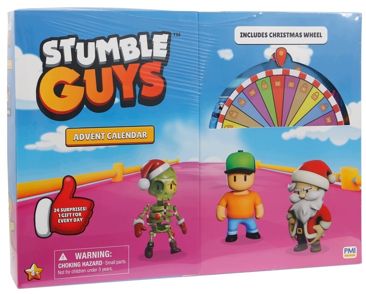 Адвент-календарь Stumble Guys Series 2, фигурки, брелоки и наклейки, от 8 лет — фото 6