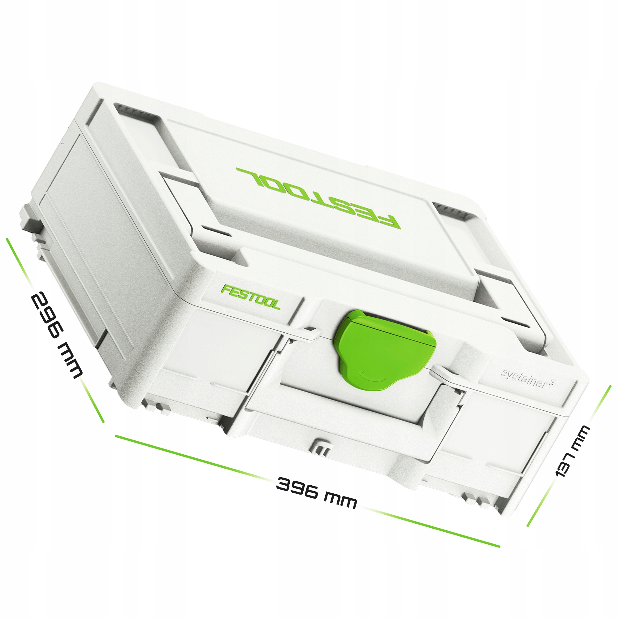 Systainer Festool SYS3 M 137 Organizer T-LOC + GRATIS WKŁADKA PIANKOWA Pojemność 10.4 l