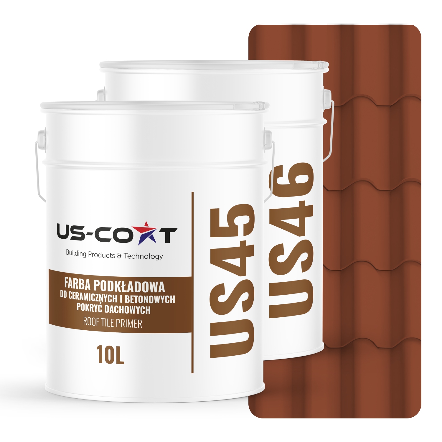 Farba Na Keramické Strechy Základný Náter Tehlová Ral 8004 74m2 Polomatná