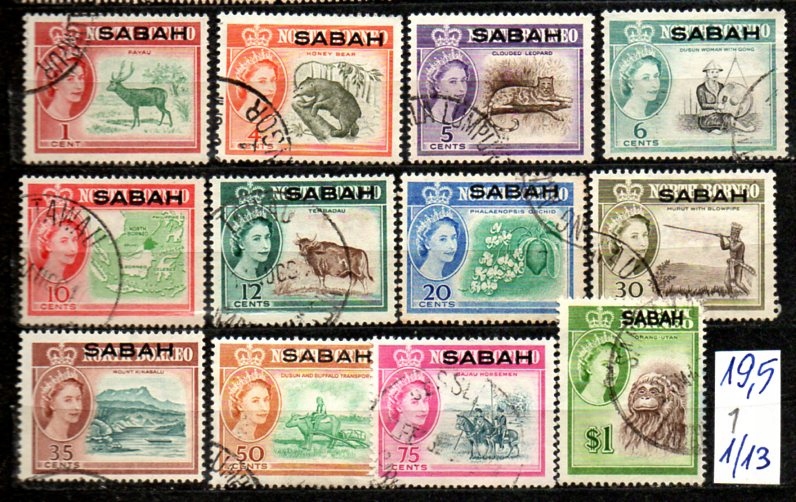 Malezja Sabah 1 , nr 1/13