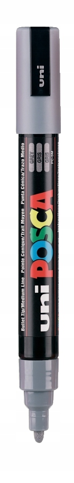 

Marker z farbą plakatową Posca PC-5M szary