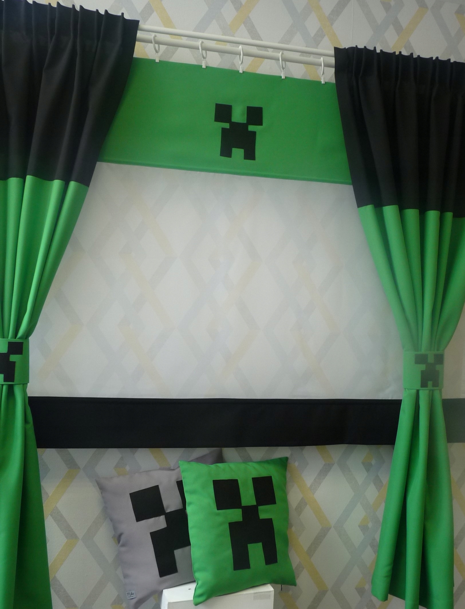 Детские шторы MINECRAFT выс. 120 см