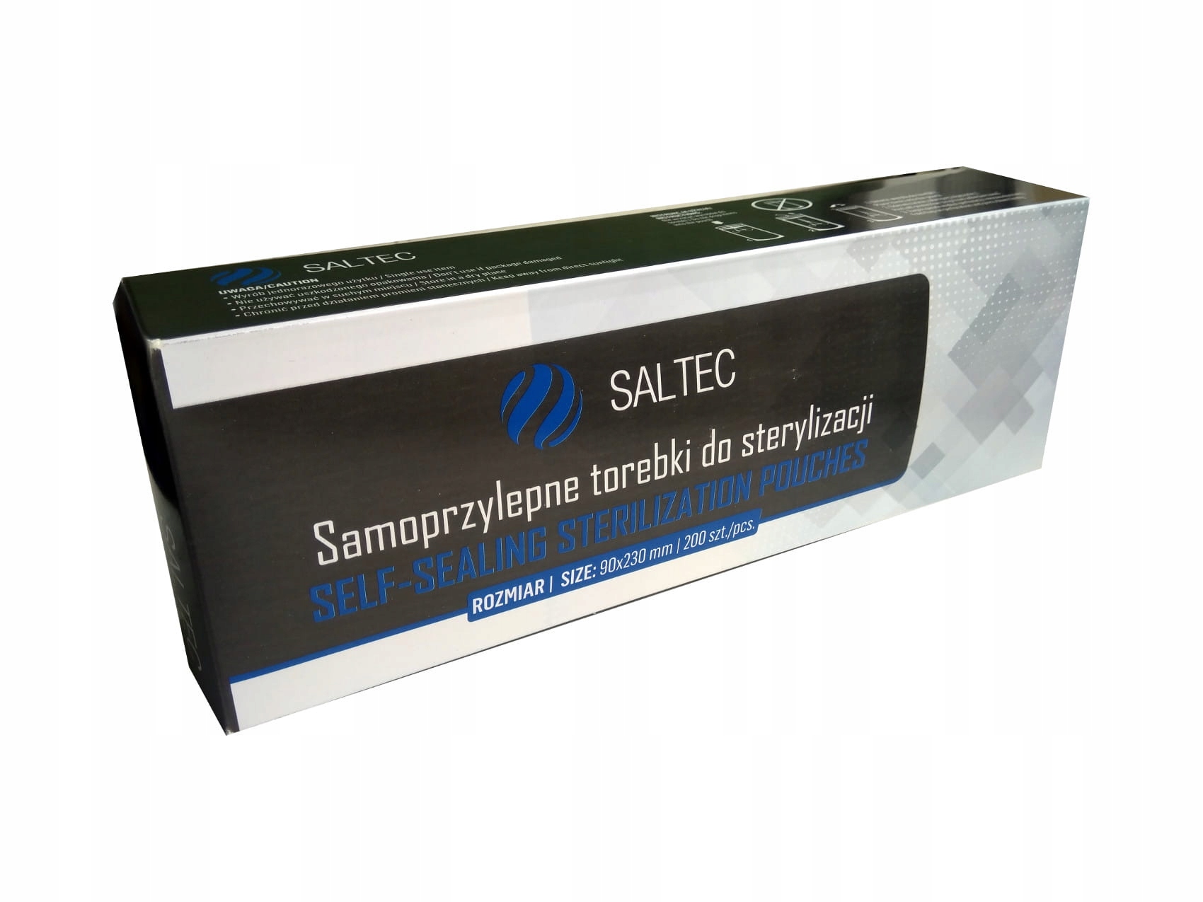 

Saltec samoprzylepne torebki sterylizacji 90x230mm