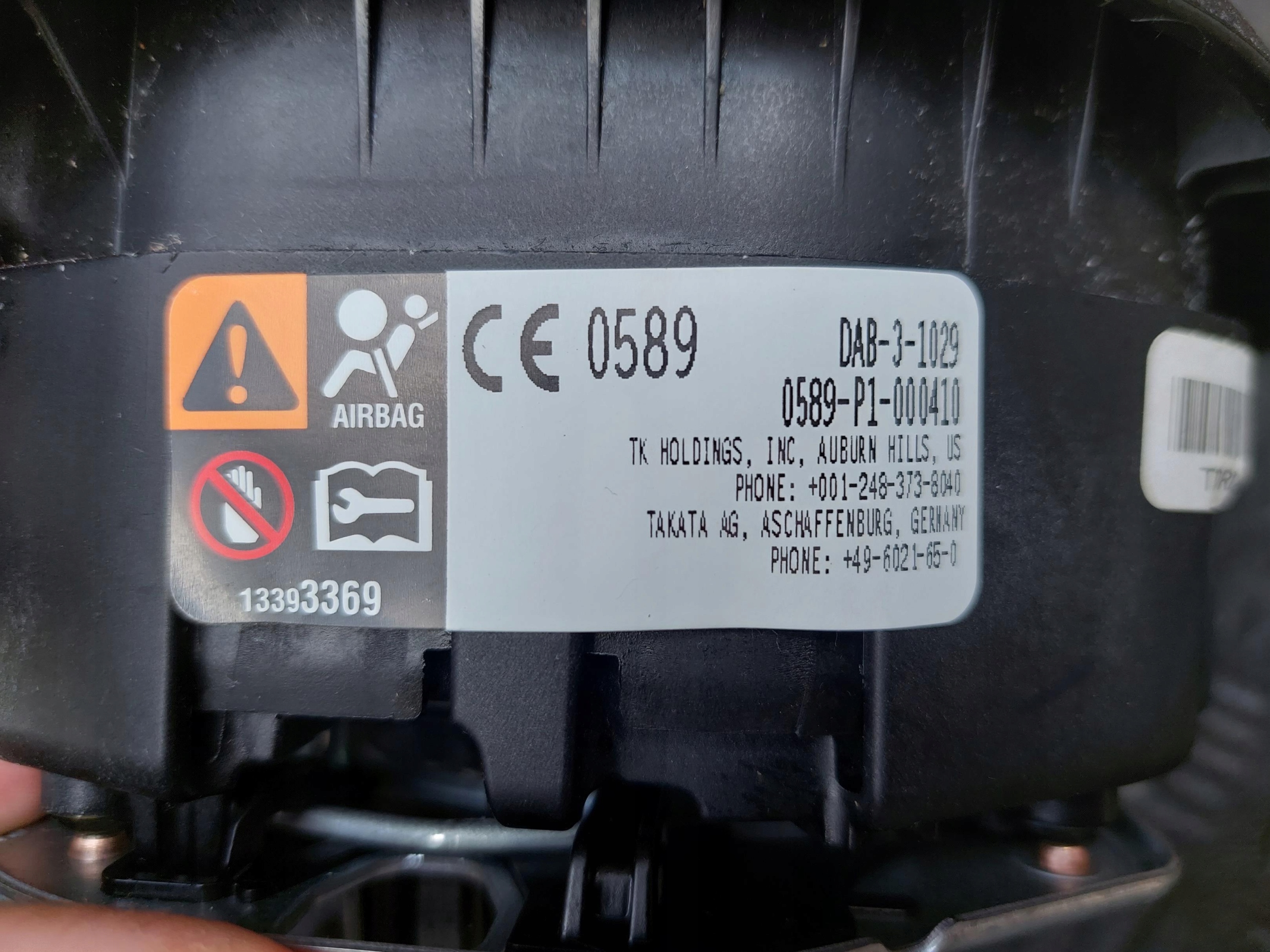Airbag Deckel AIRBAG JEEP CHEROKEE V KL