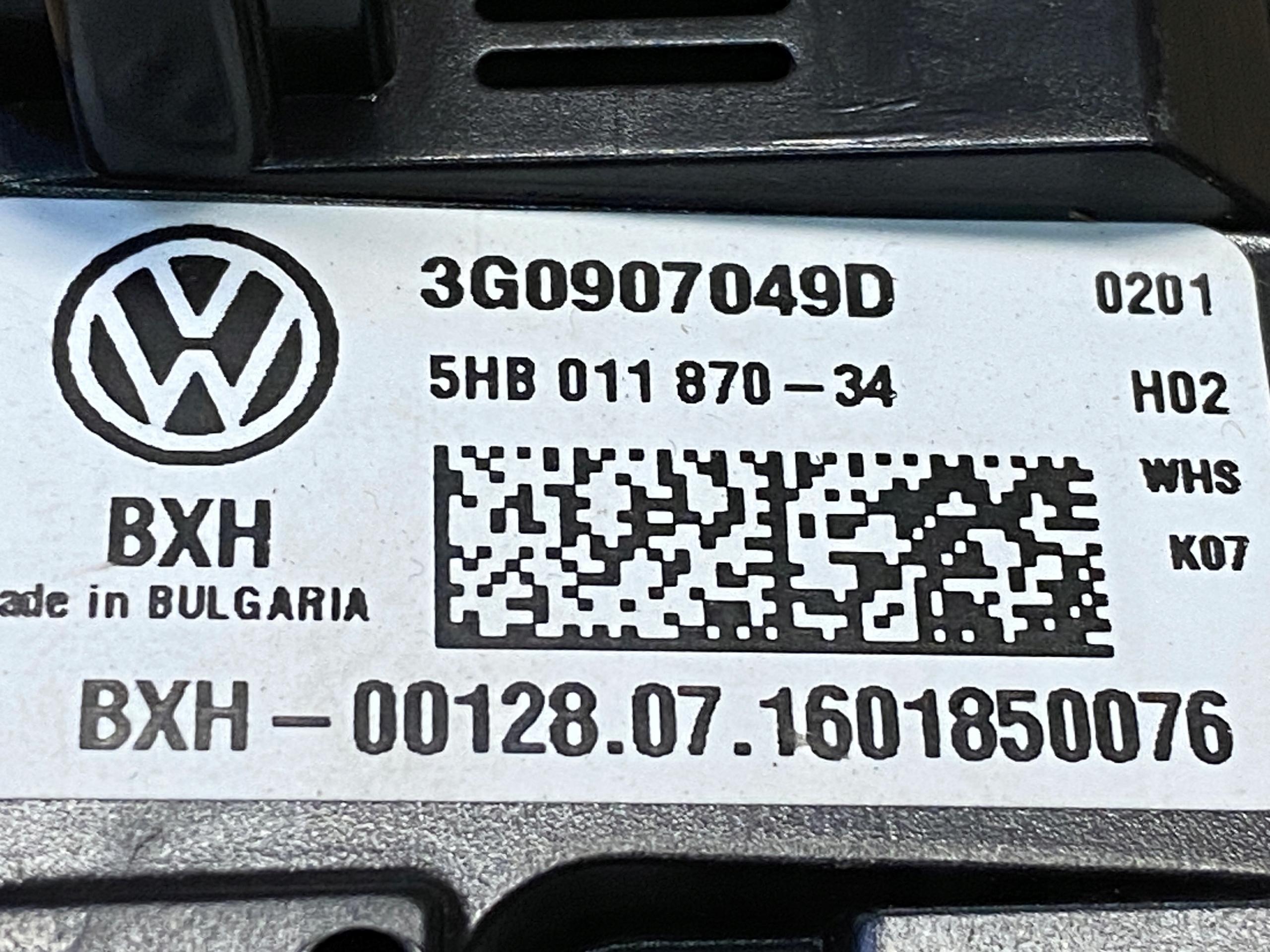 VW ARTEON GOLF TIGUAN PASSAT Unite commande clima Arrière 3G0907049D