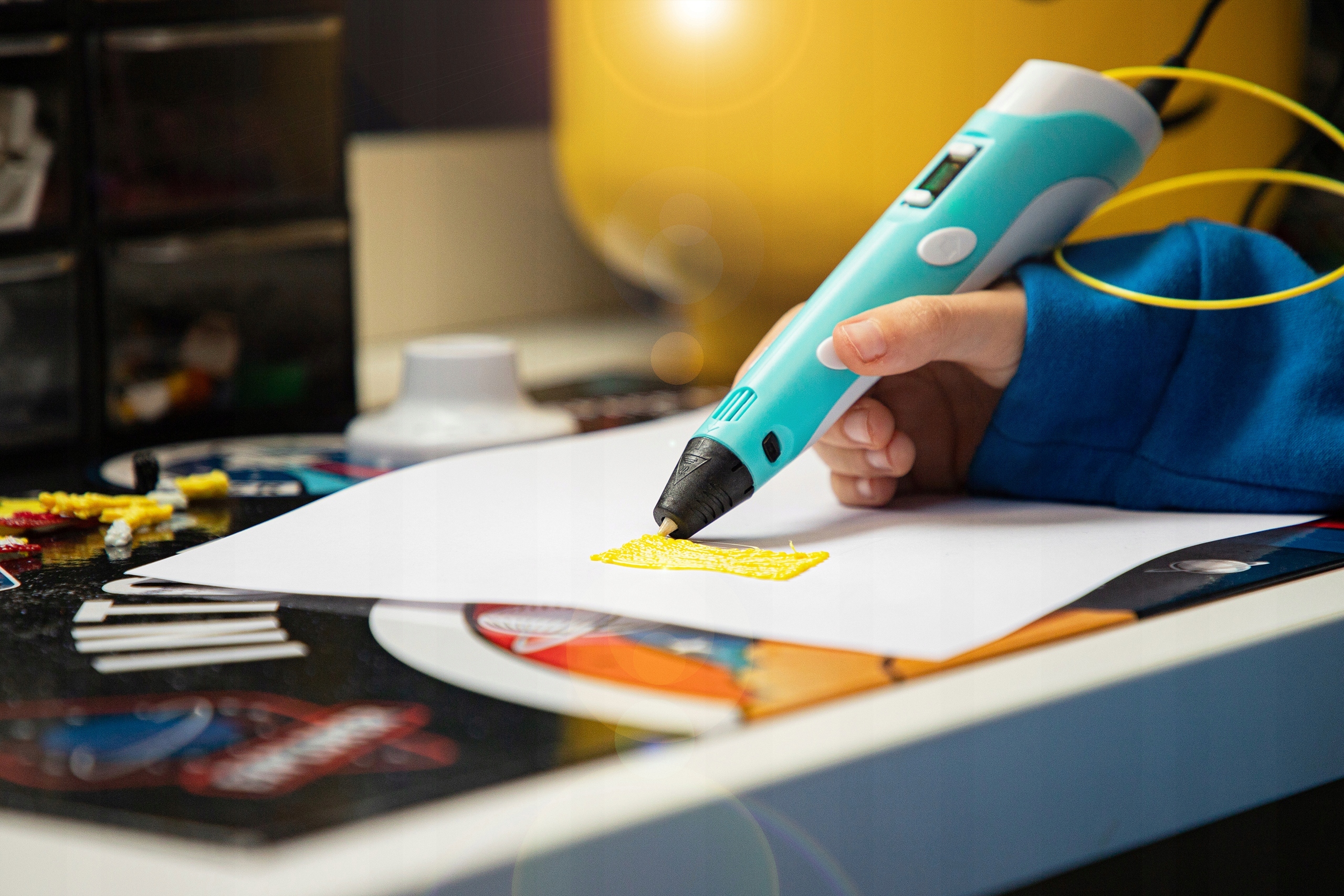 MAGICZNY DŁUGOPIS 3D PEN DLA DZIECI DRUKARKA WKŁADY STOJAK ŁADOWARKA ZESTAW EAN (GTIN) 5900804140306