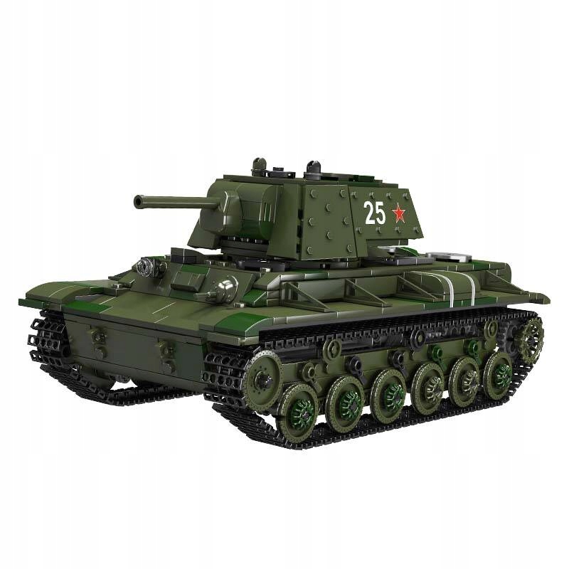 Celtniecības bloku komplekts ar tālvadību tvertnē KV-1 924 elementi Brand Mold King