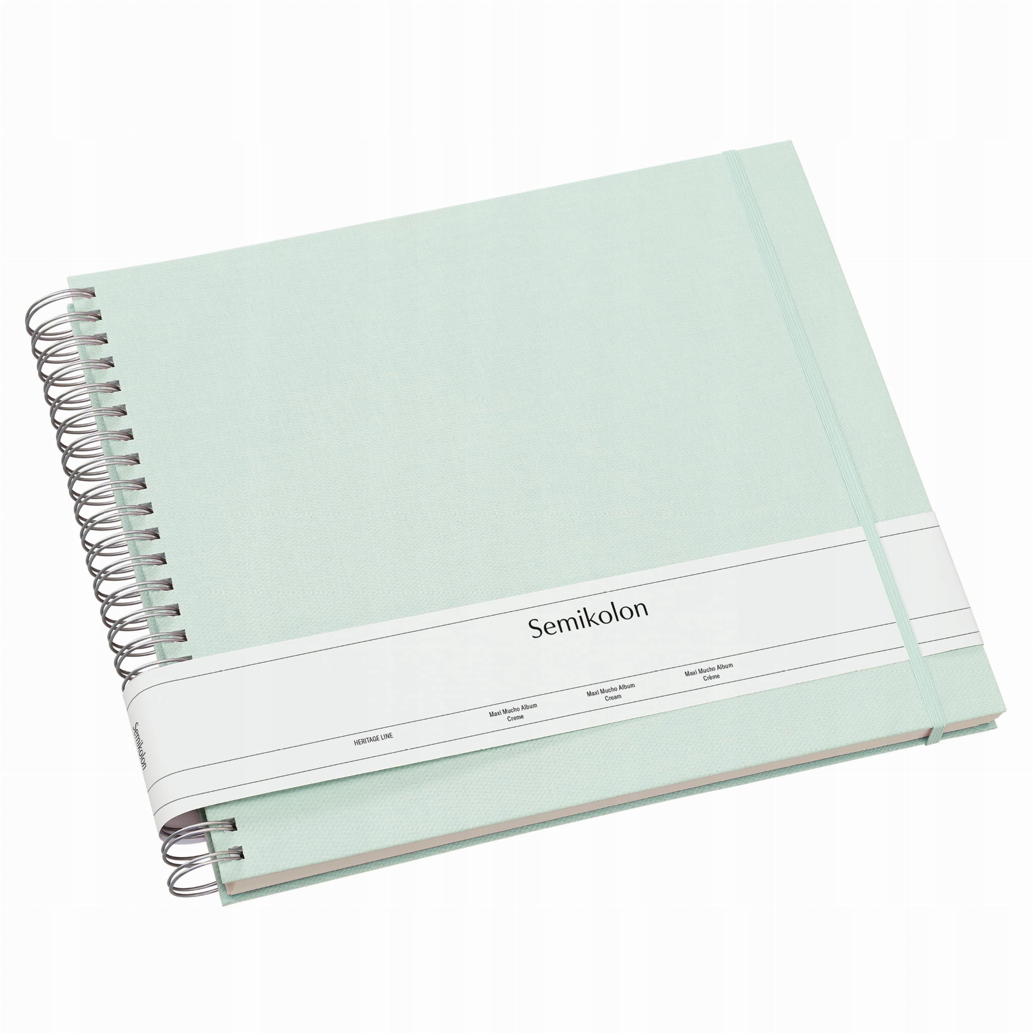 Album Semikolon Maxi Mucho, krémové listy, mátová barva