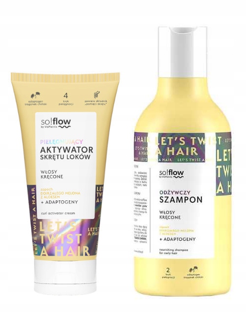 SO!FLOW ZESTAW WŁOSY KRĘCONE AKTYWATOR + SZAMPON