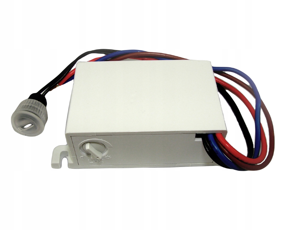

Czujnik zmierzchu z regulacją do Led 230 V z sondą