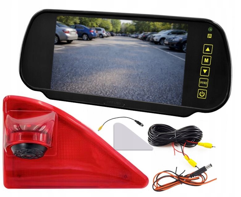 Cúvacia Kamera S Monitorom Opel Movano 2010-2023 Hd Fisheye 170 Stupňov