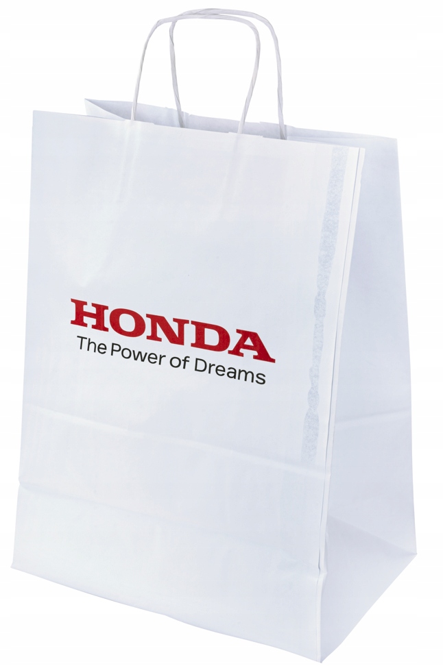 

Torby papierowe Białe z nadrukiem 30x17x42 honda
