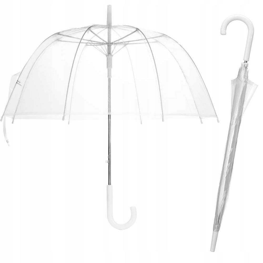 

Parasol Przezroczysty parasolka Przezroczysta XXL