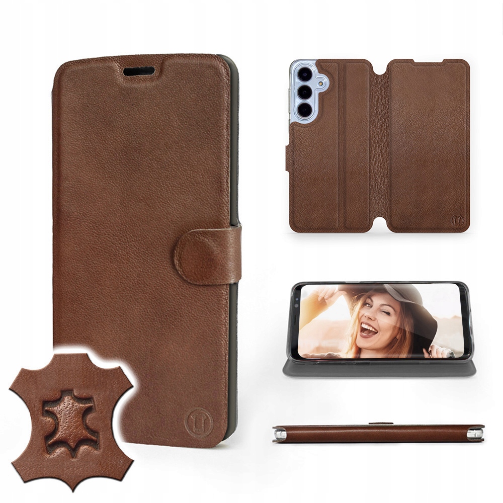 Etui Mobiwear do Samsung Galaxy S25 Fe 5G Brown Leather