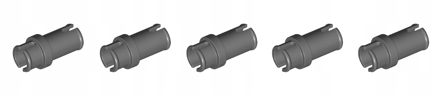 

Lego Technic Pin 3/4 ciemny szary 32002 5 szt