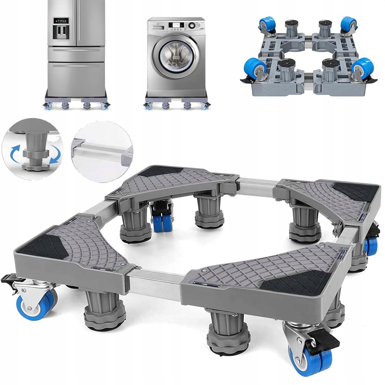 Podstawa Mobilna Ruchoma Pod Pralkę Zmywarkę Sprzęt Agd Mobilna Z 4 Kółkami