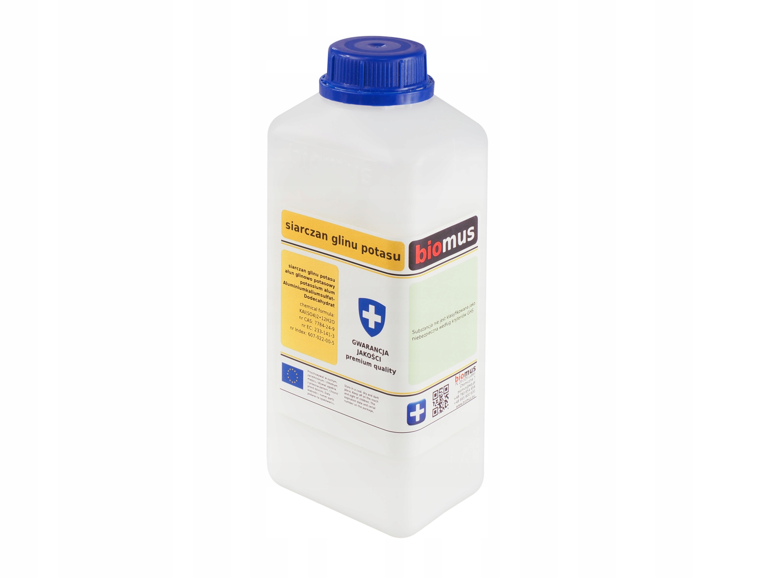 

Siarczan Glinu Potasu ałun 1kg Biomus
