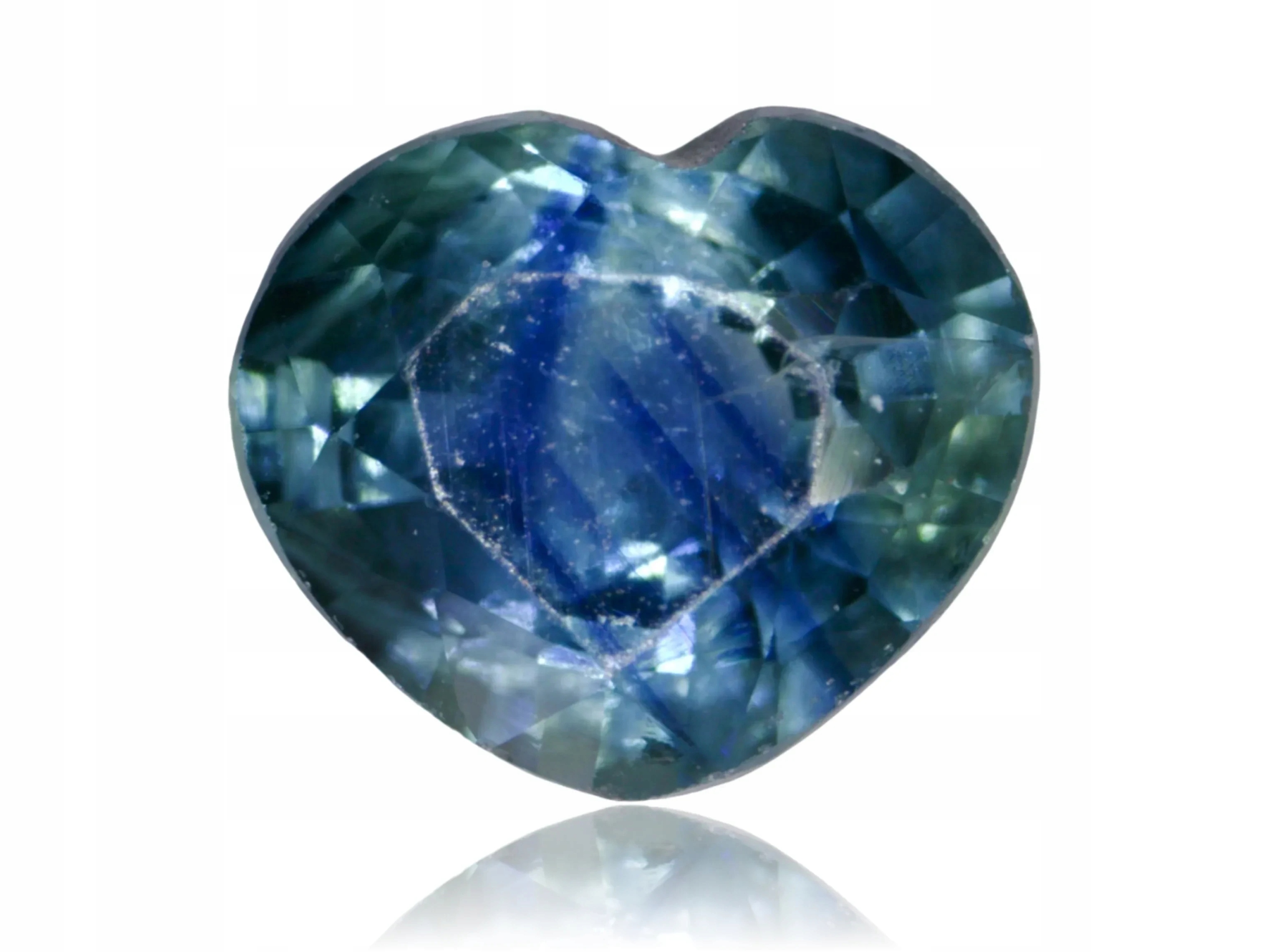 Safír 0.62ct Modré Srdce eCertifikát Wbd