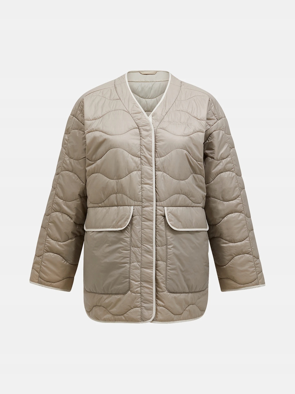 Peak Performance Dámská bunda Quilted Oversized Avid Beige Xs