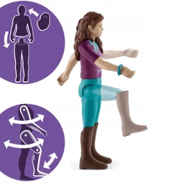 SCHLEICH 42541 JEŹDZIEC LISA I STORM HORSE CLUB Bohater brak