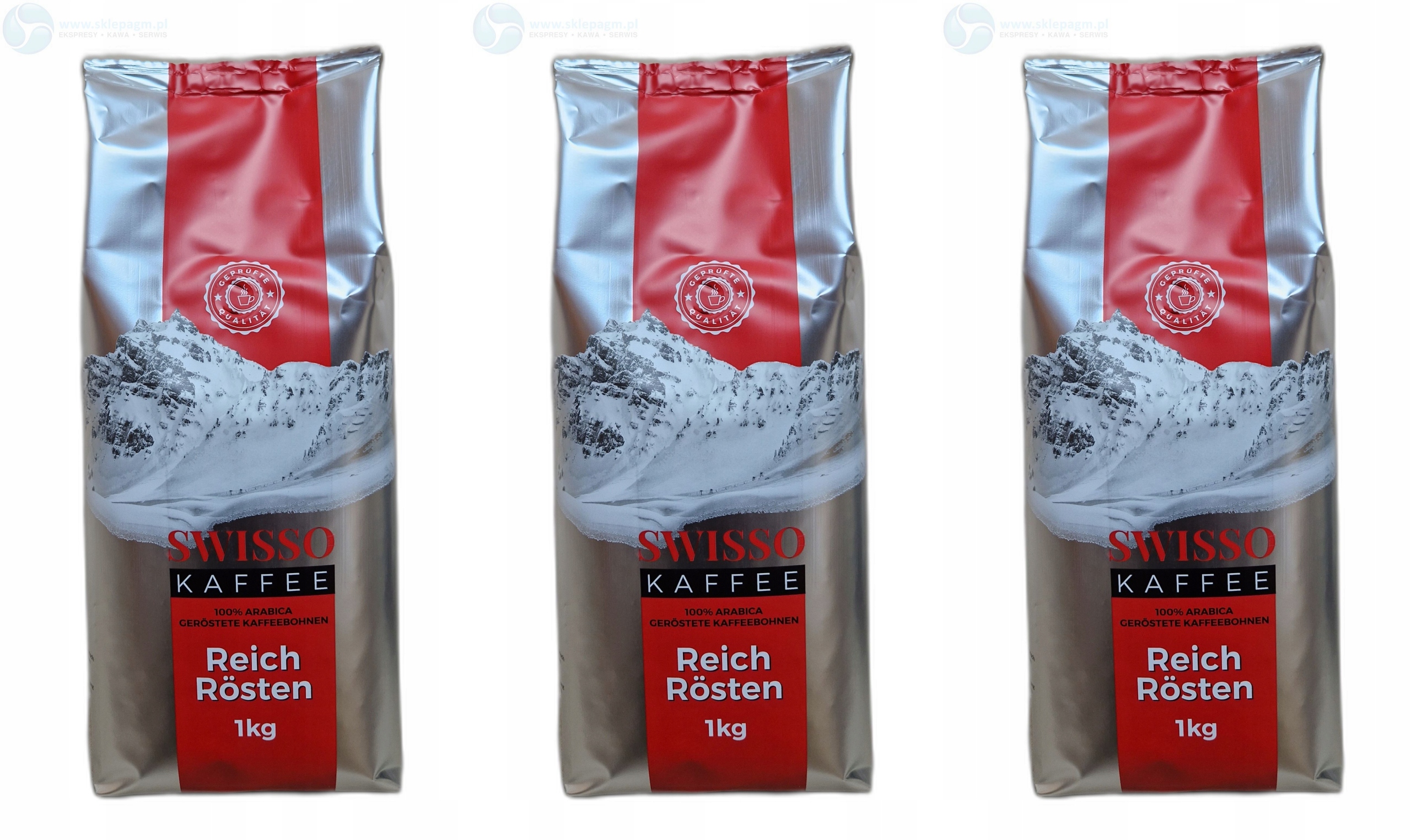 Swisso Kaffee Kawa Ziarnista 3kg De