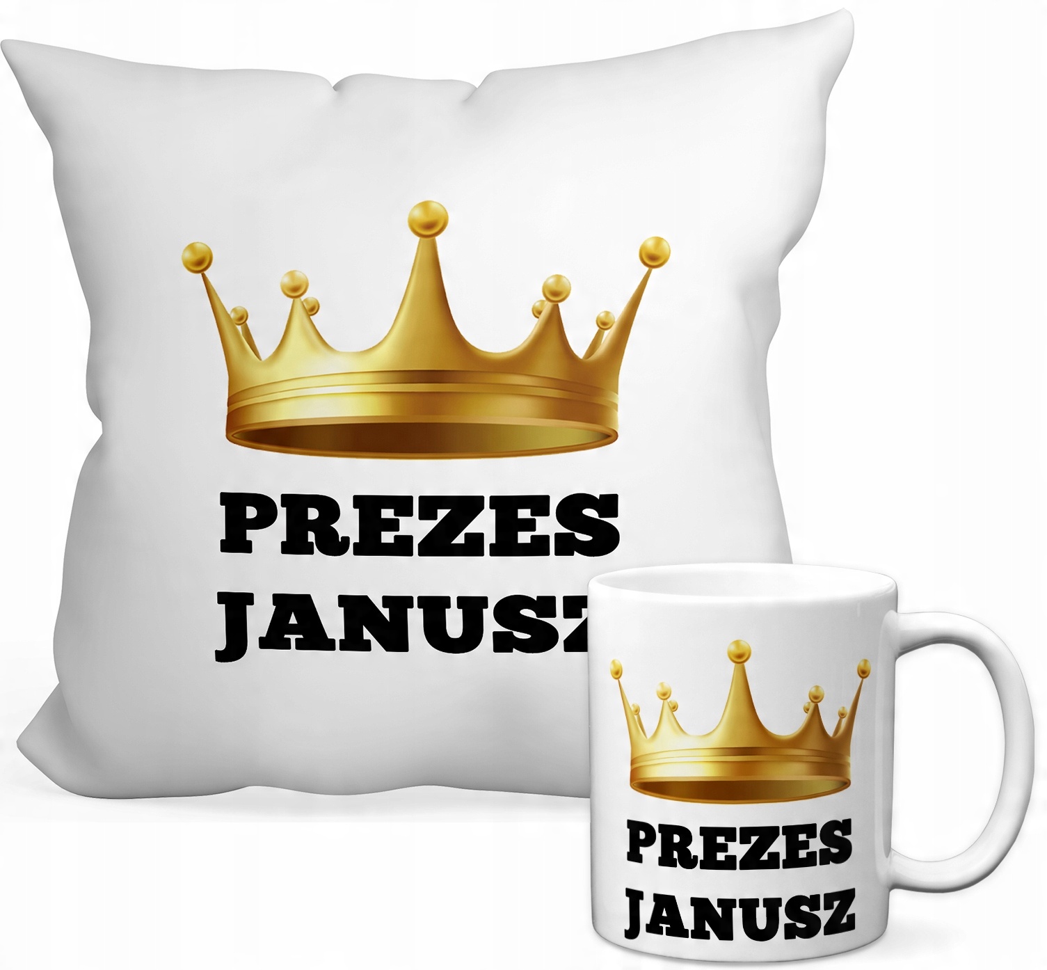 

Zestaw Prezesa Faceta Kubek 330 Ml+poduszka+imię