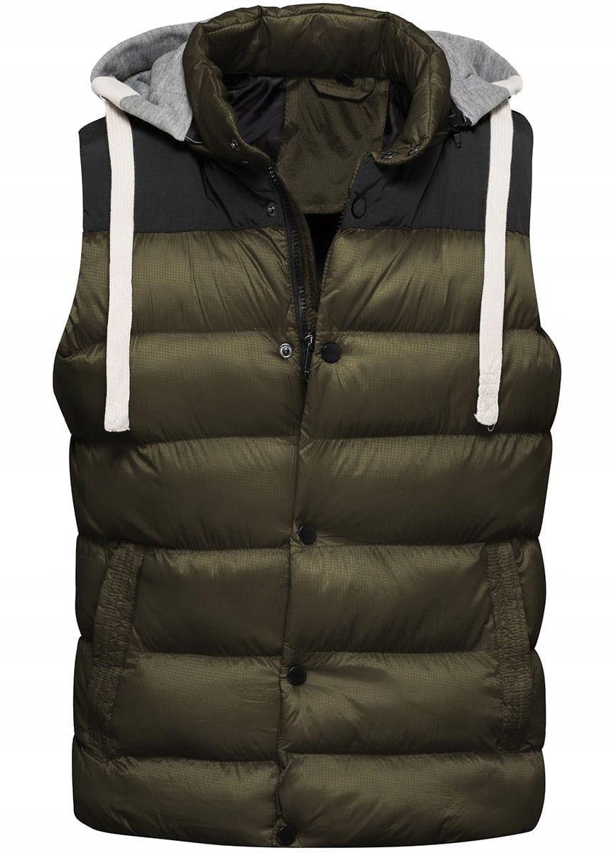 

Bezrękawnik Męski Ocieplany Z Kapturem XXL