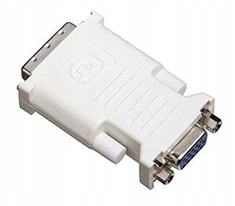 

Adapter przejściówka DVI 12+5 na Vga gniazdo wtyk