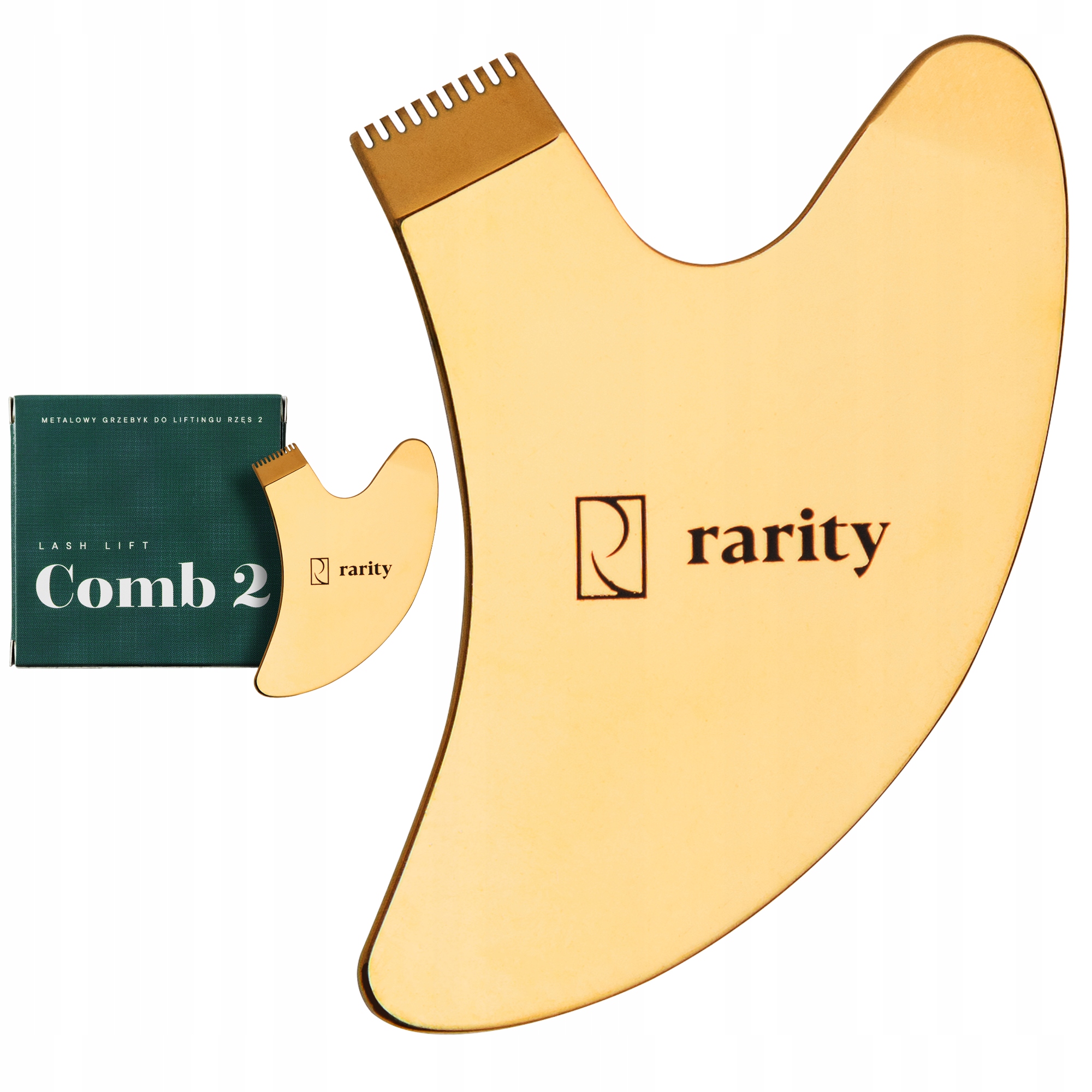 Metalowy Grzebień do Liftingu Rzęs ZWIĘKSZONA Precyzja Rarity Lash Comb 2