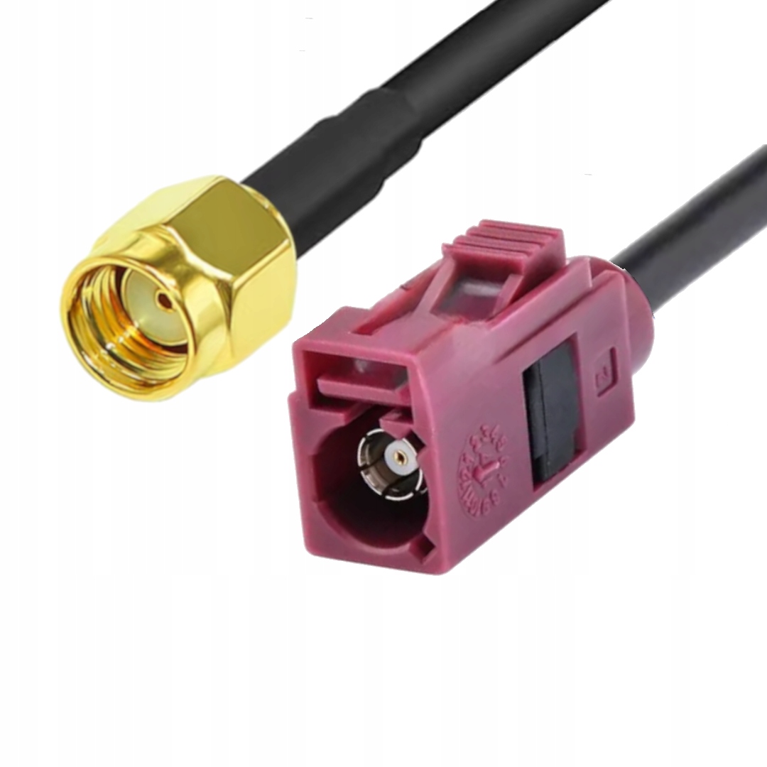 Pigtail Fakra D zásuvka Sma-rp konektor RG58 5 m