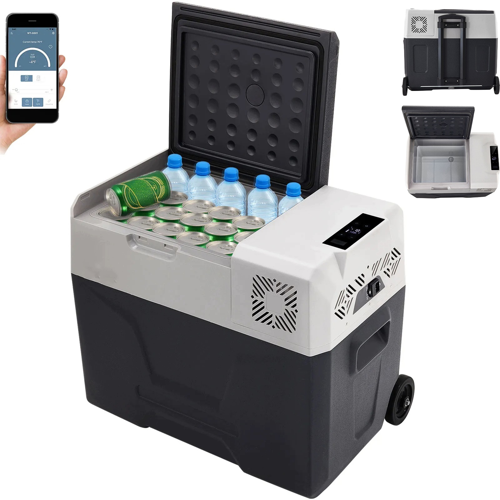 40L Przenośna lodówka samochodowa Zamrażarka, kompresor Cooler Box Mini lodówka