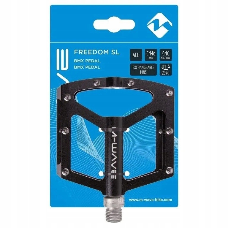 Pedały M-wave Freedom platforma wymienne piny 313340, czarne