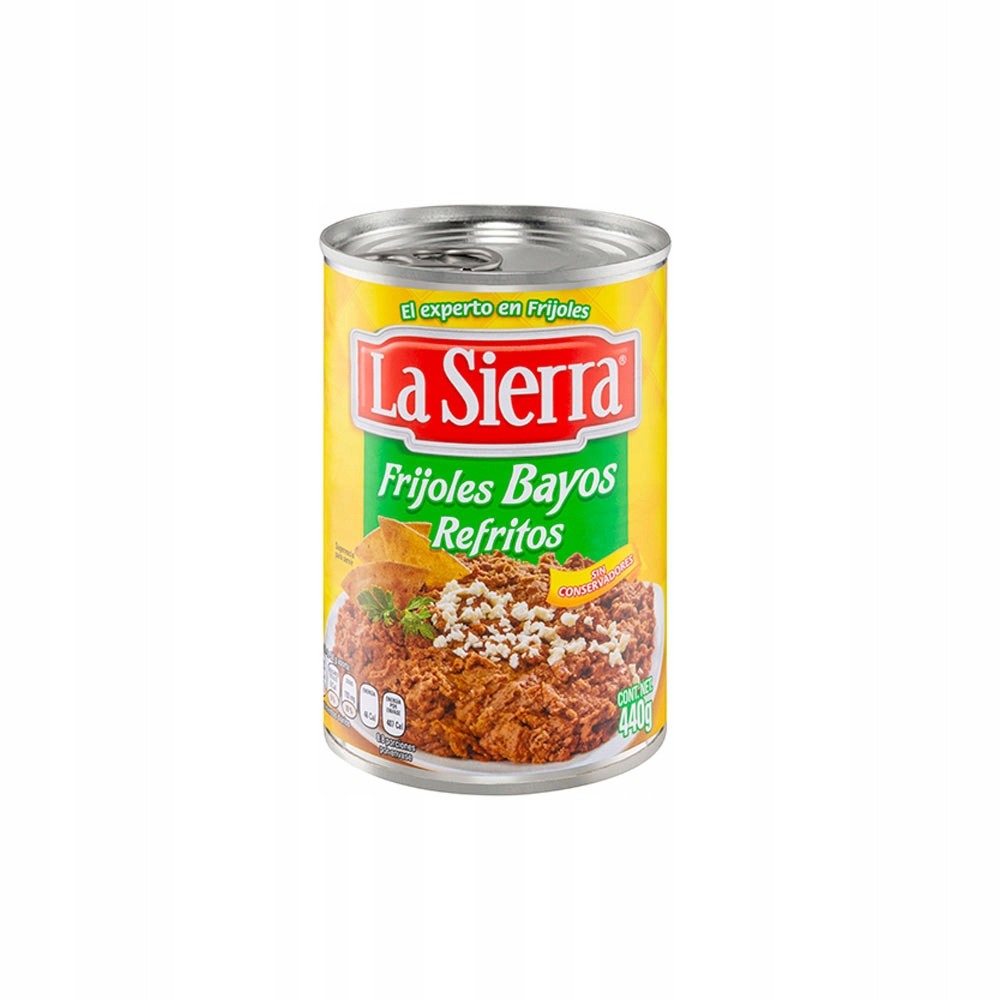 

Fasola Bayo Pinto Mielona Smażona 430g La Sierra