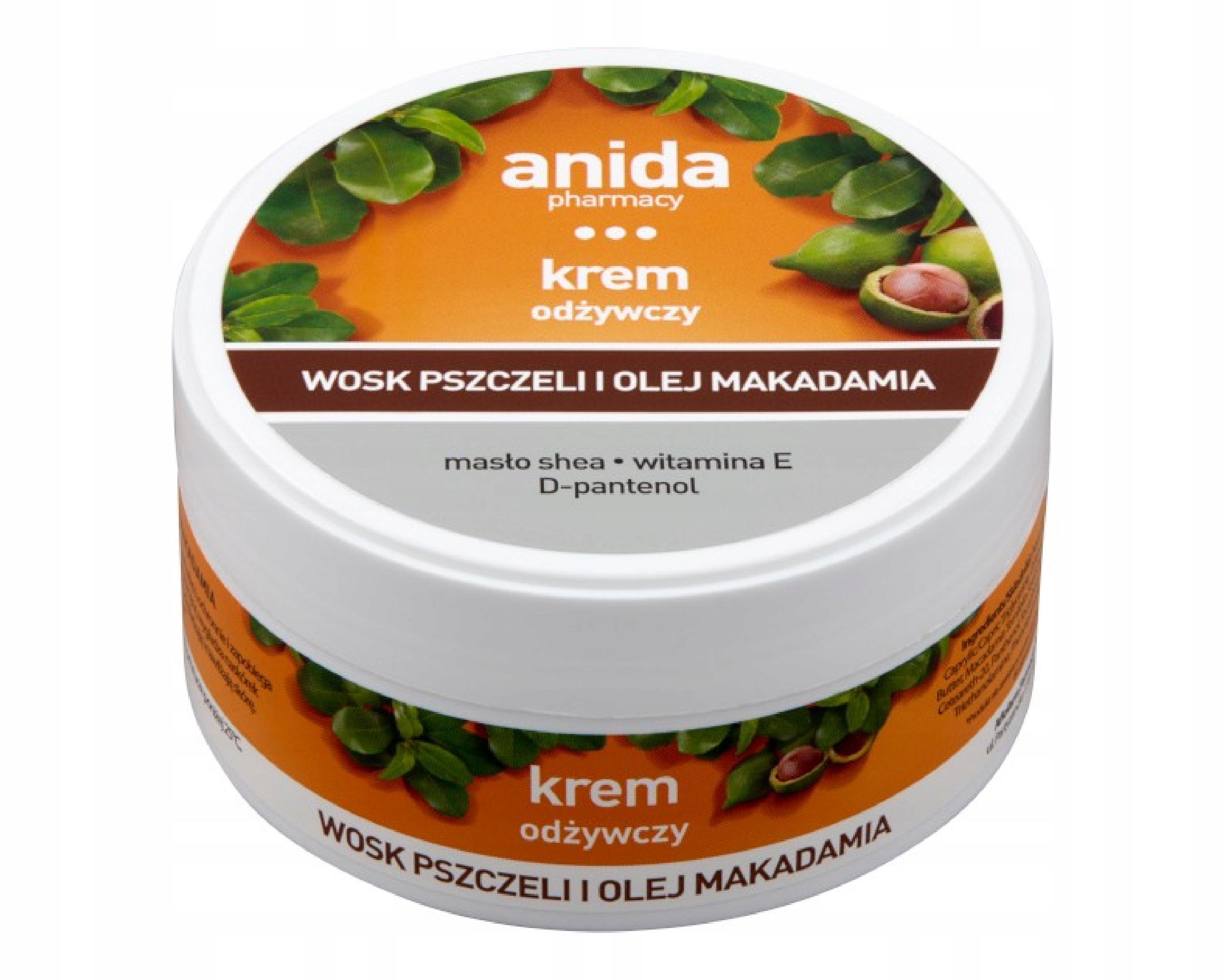 

Anida Krem odżywczy wosk pszczeli olej makadamia