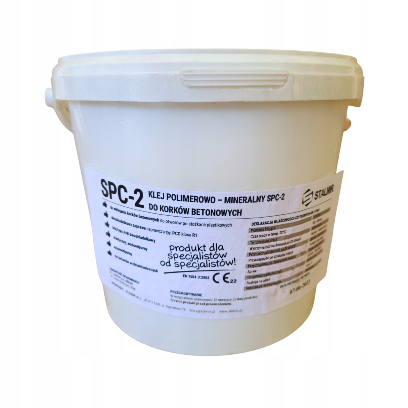 Klej do korków betonowych SPC-2 Polimerowo mineralny 4 kg