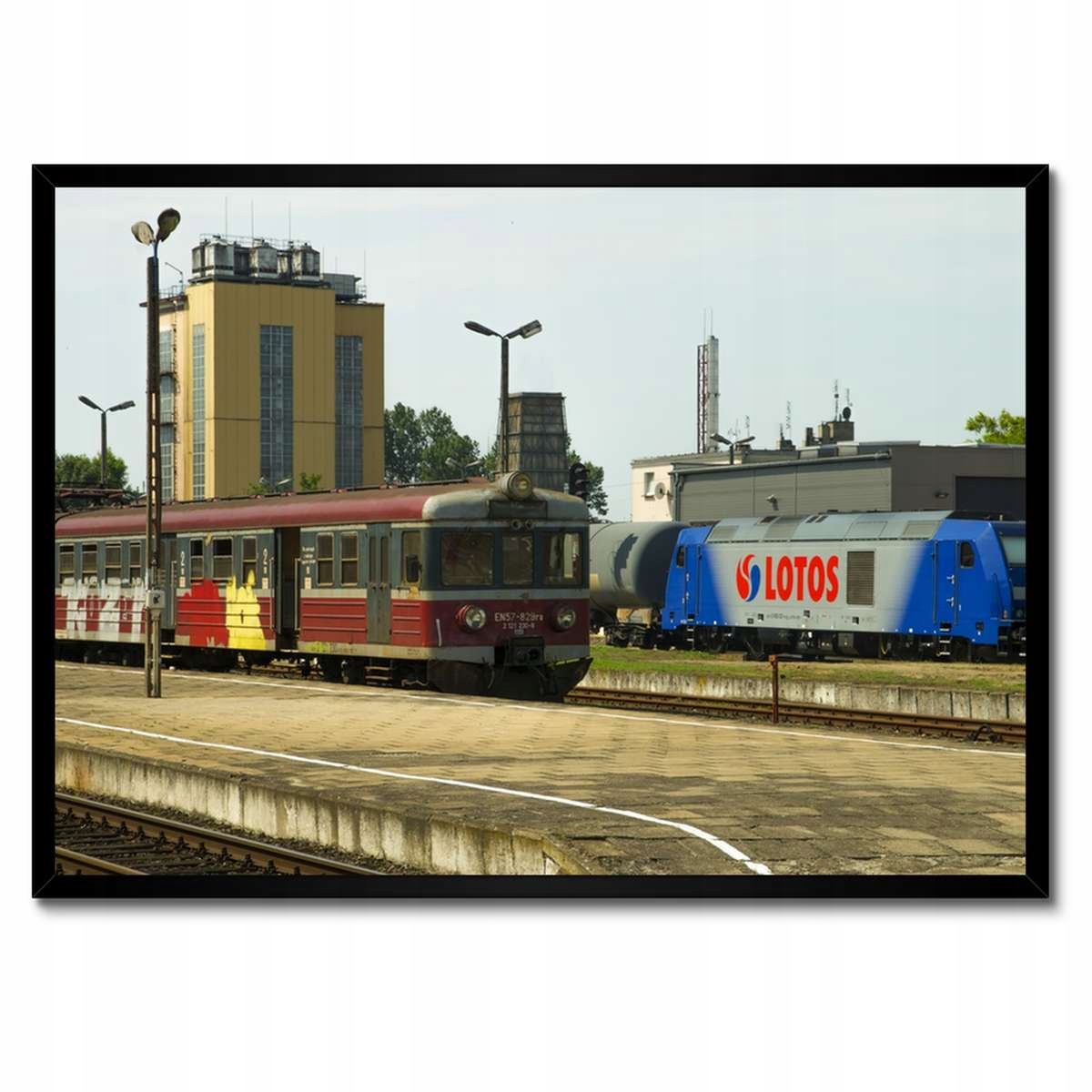 Plakáty v rámu 70x50 Elektrický vlak Pkp