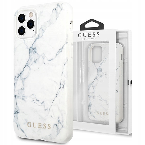

Etui do iPhone 11 Pro, Guess Marble case pokrowiec