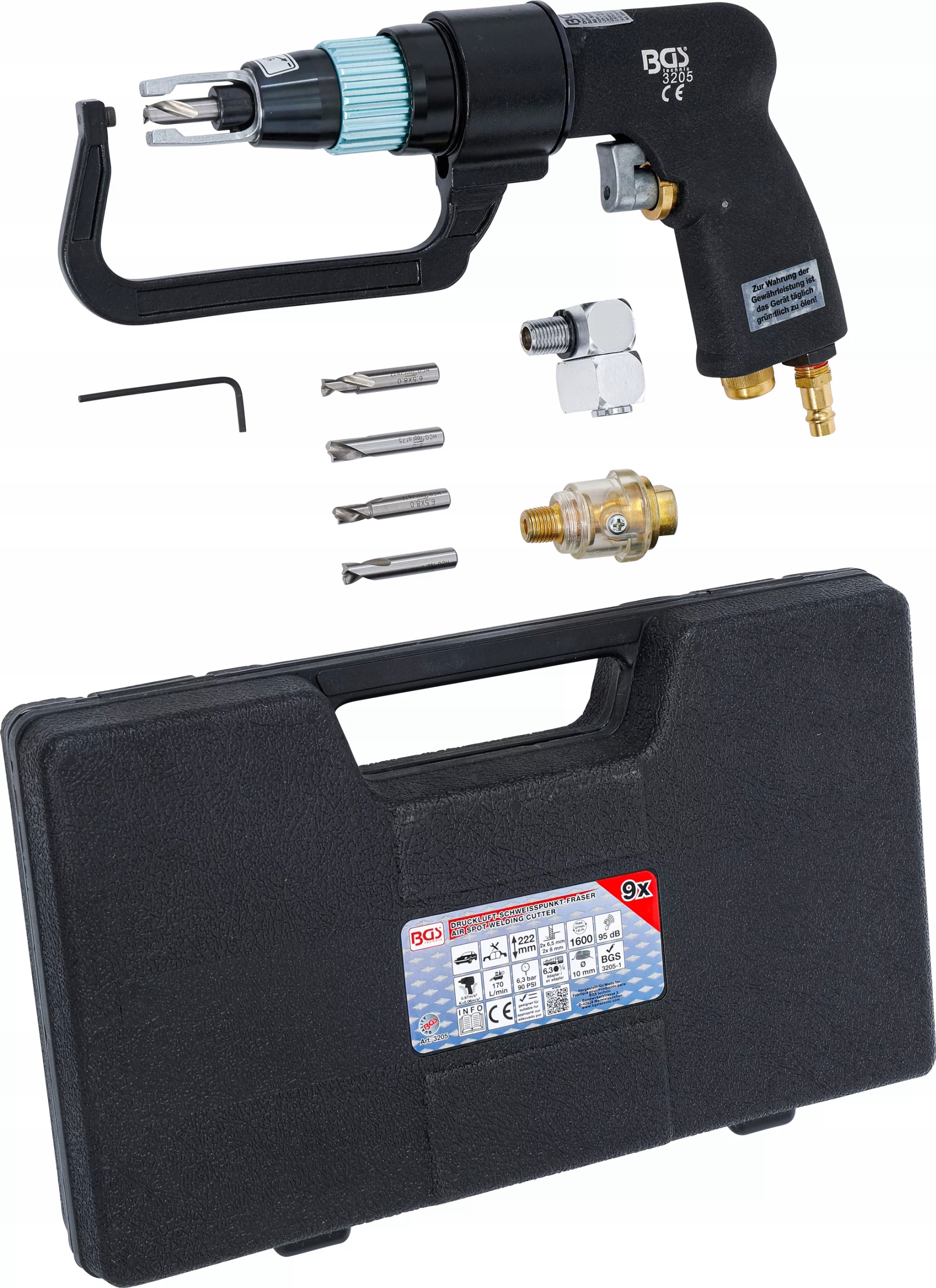 Bgs Pneumatická frézka pro bodové spoje