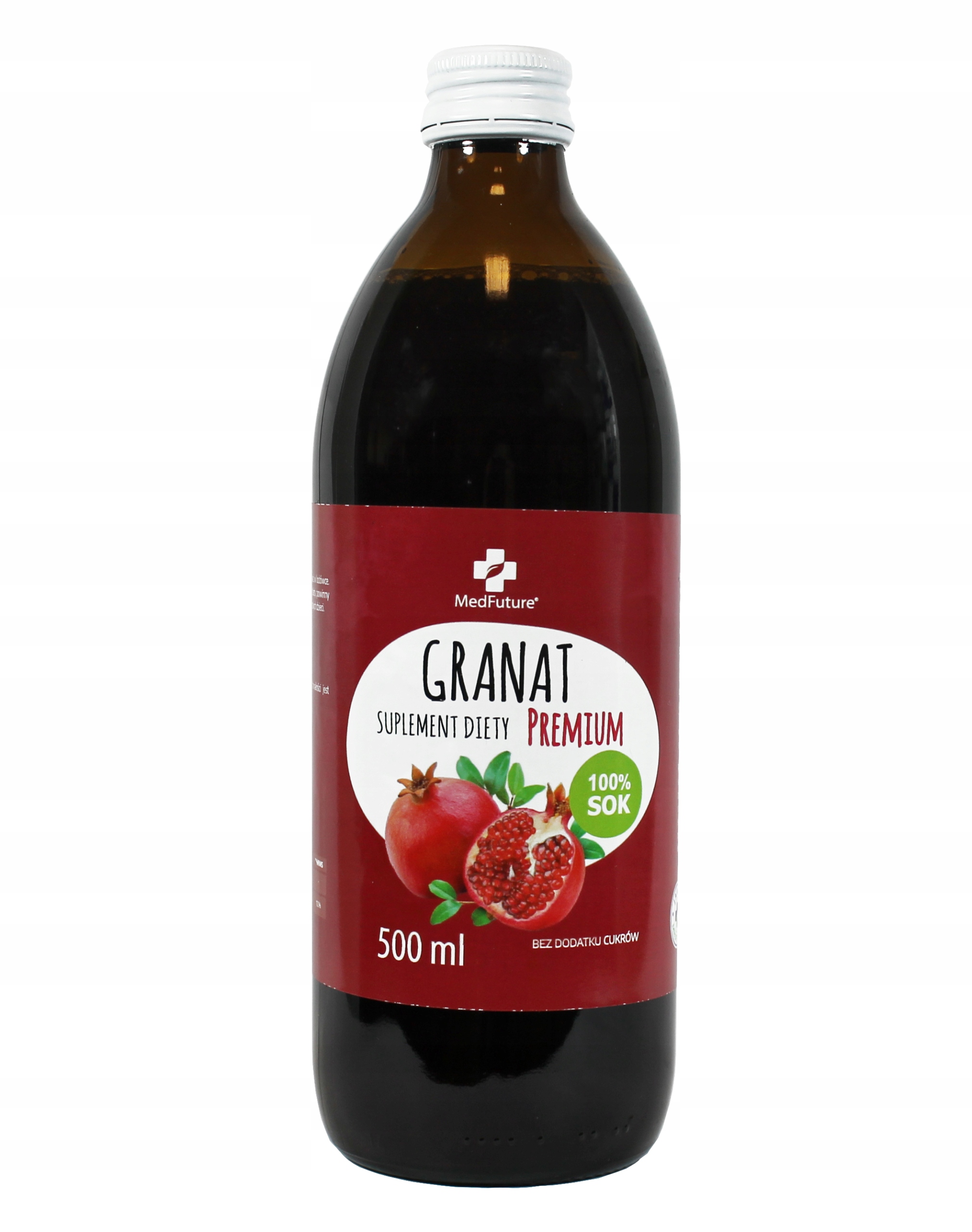 

Sok z granatu 100% naturalny Bez cukrów 500ml